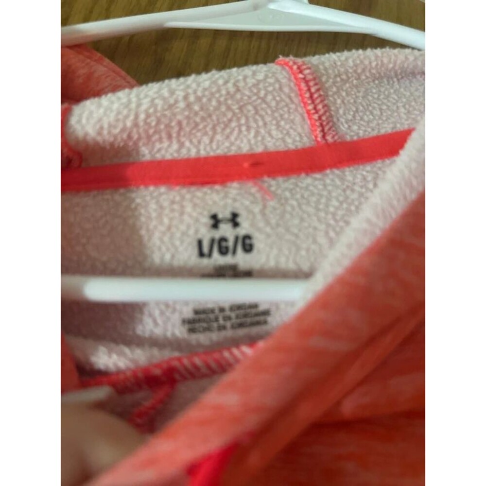Women’s large under Armour pink hoodie